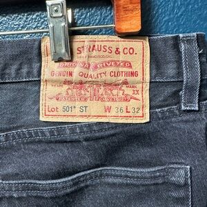Levi's Black Straight Jeans Classic Style